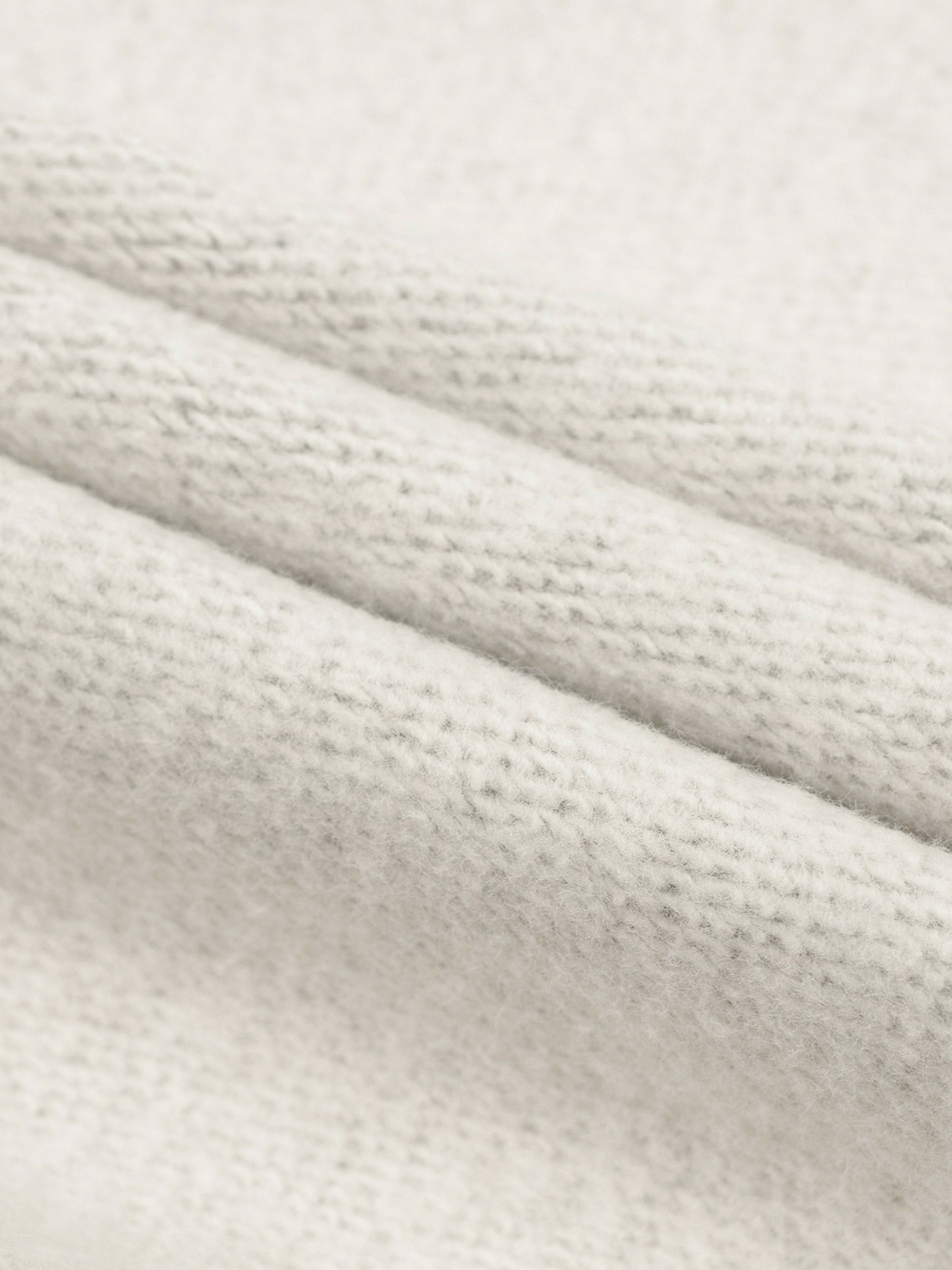 Kids fleece jogger knit texture close-up, heather gray