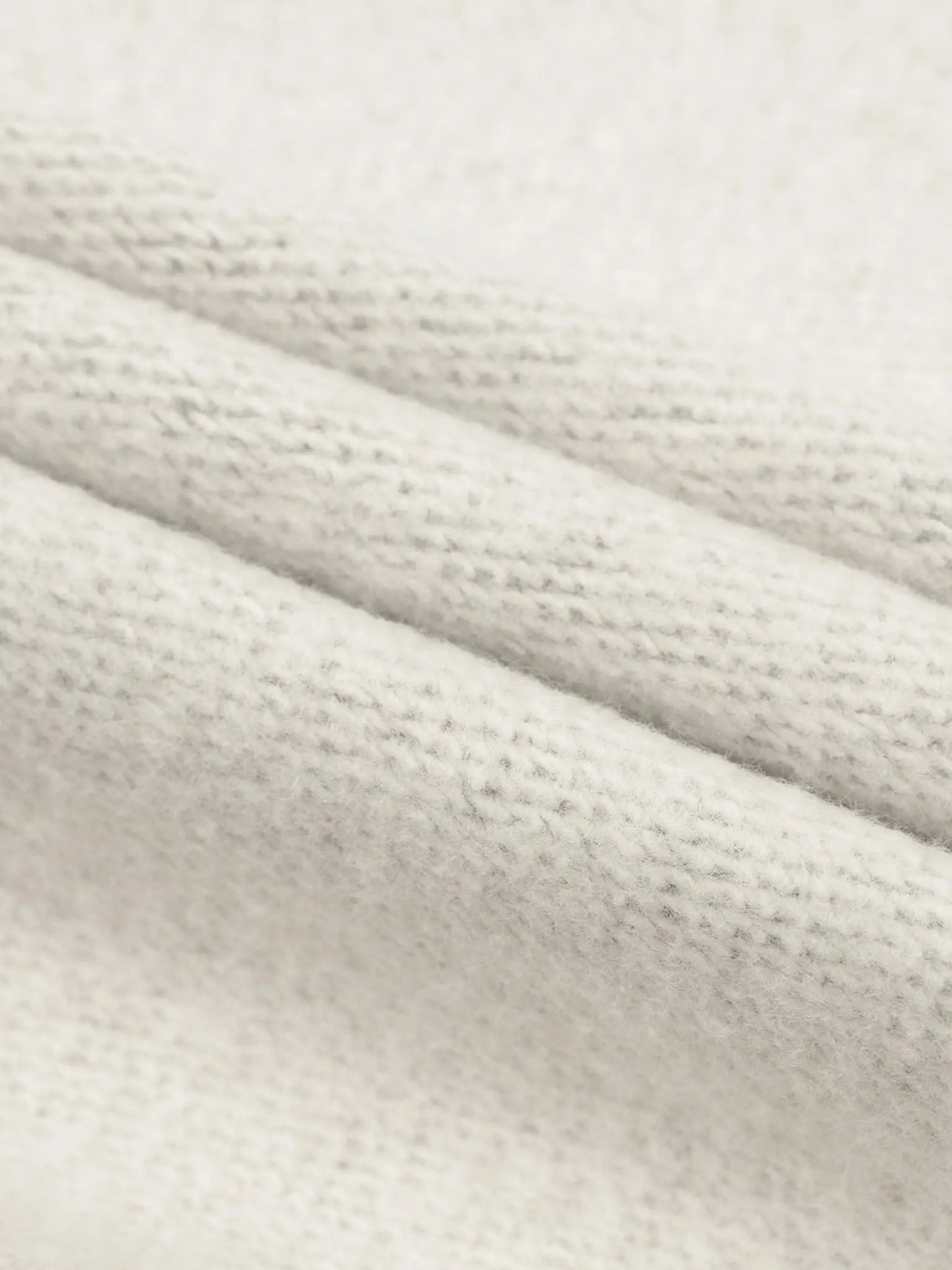 Kids fleece jogger knit texture close-up, heather gray