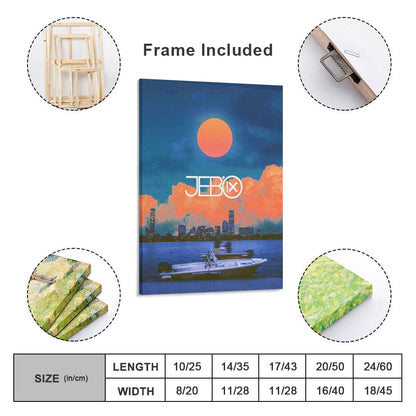 JEBO Home Canvas Print