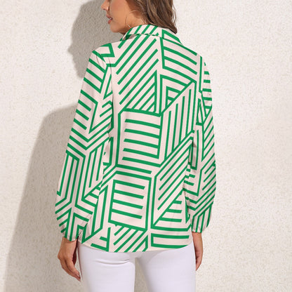 JEBO 1X Club Women's Patterned Long-Sleeve Shirt
