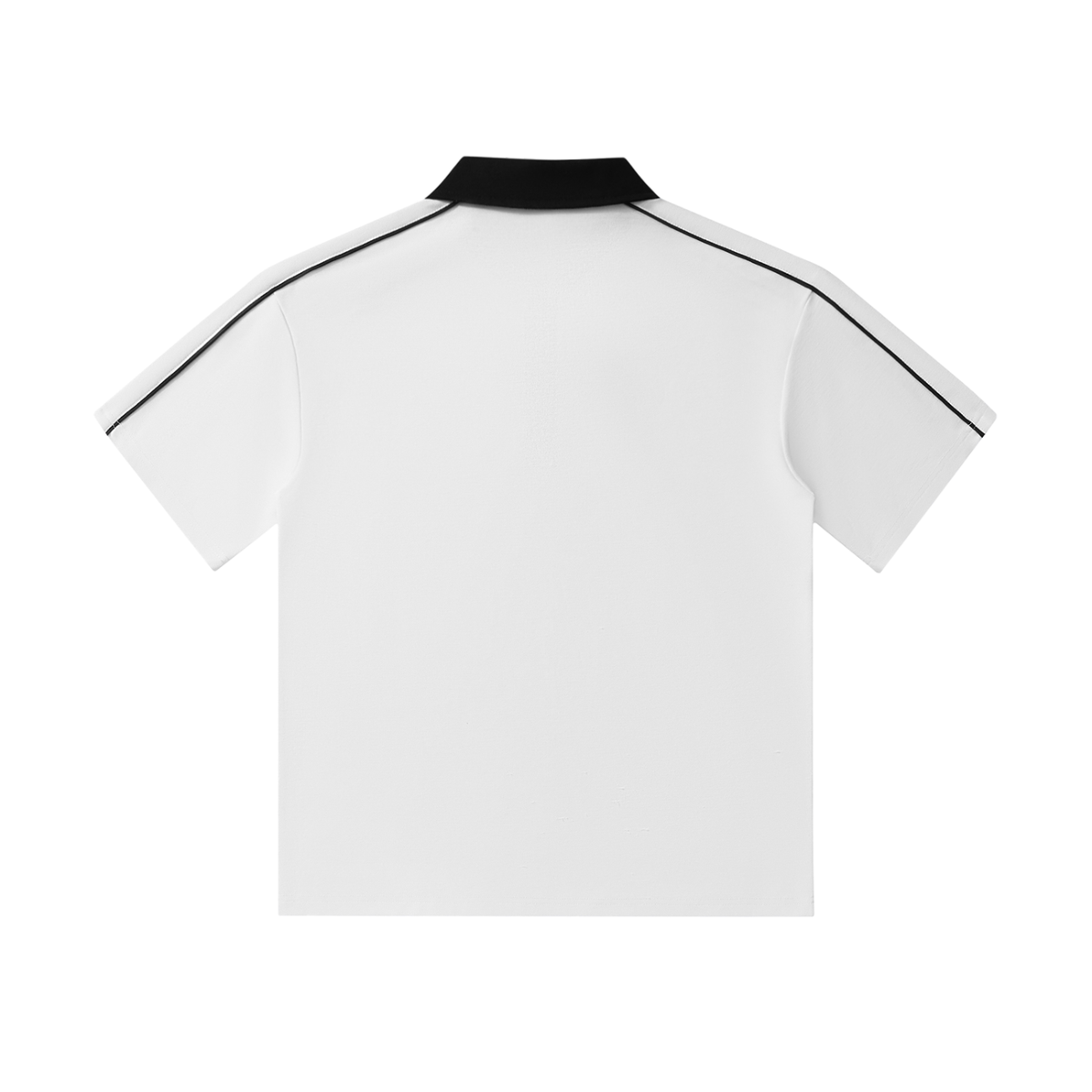 JEBO 1X Club Contrast Collar Short Sleeve Polo