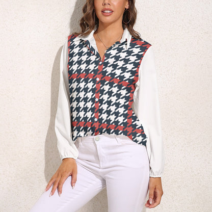 JEBO 1X Club Women's Patterned Long-Sleeve Shirt
