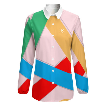 JEBO 1X Club Women's Patterned Long-Sleeve Shirt
