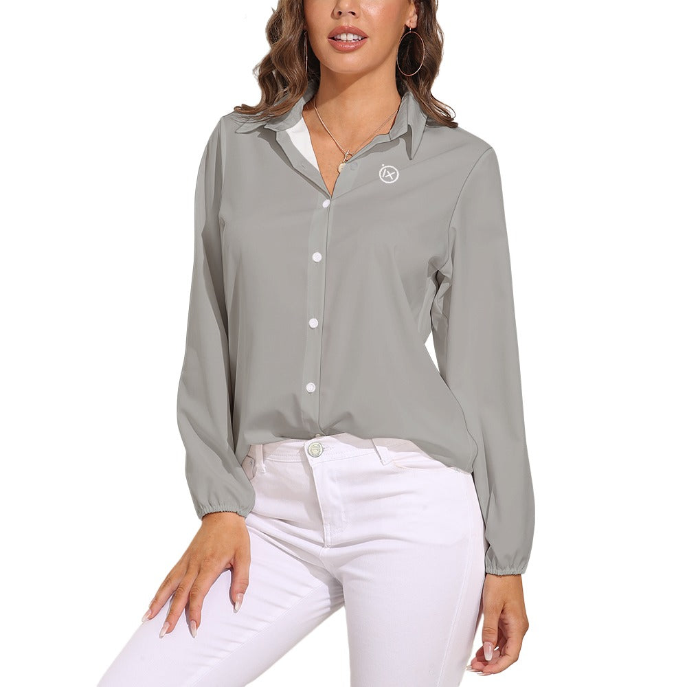 JEBO 1X Club Women's Solid Long-Sleeve Shirt