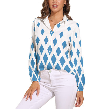 JEBO 1X Club Women's Patterned Long-Sleeve Shirt