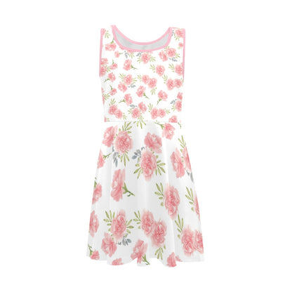 JEBO Kids Girls' Floral Heart Sundress
