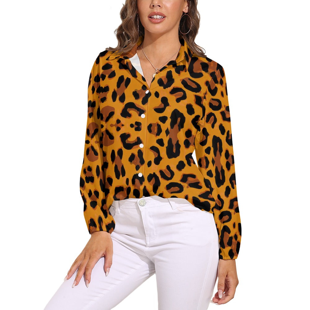 JEBO 1X Club Women's Patterned Long-Sleeve Shirt