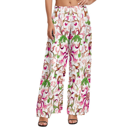 JEBO 1X Club Women's Pattern Wide-Leg Pants