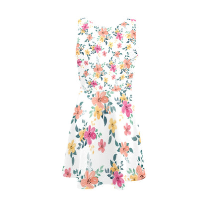 JEBO Kids Girls' Floral Heart Sundress