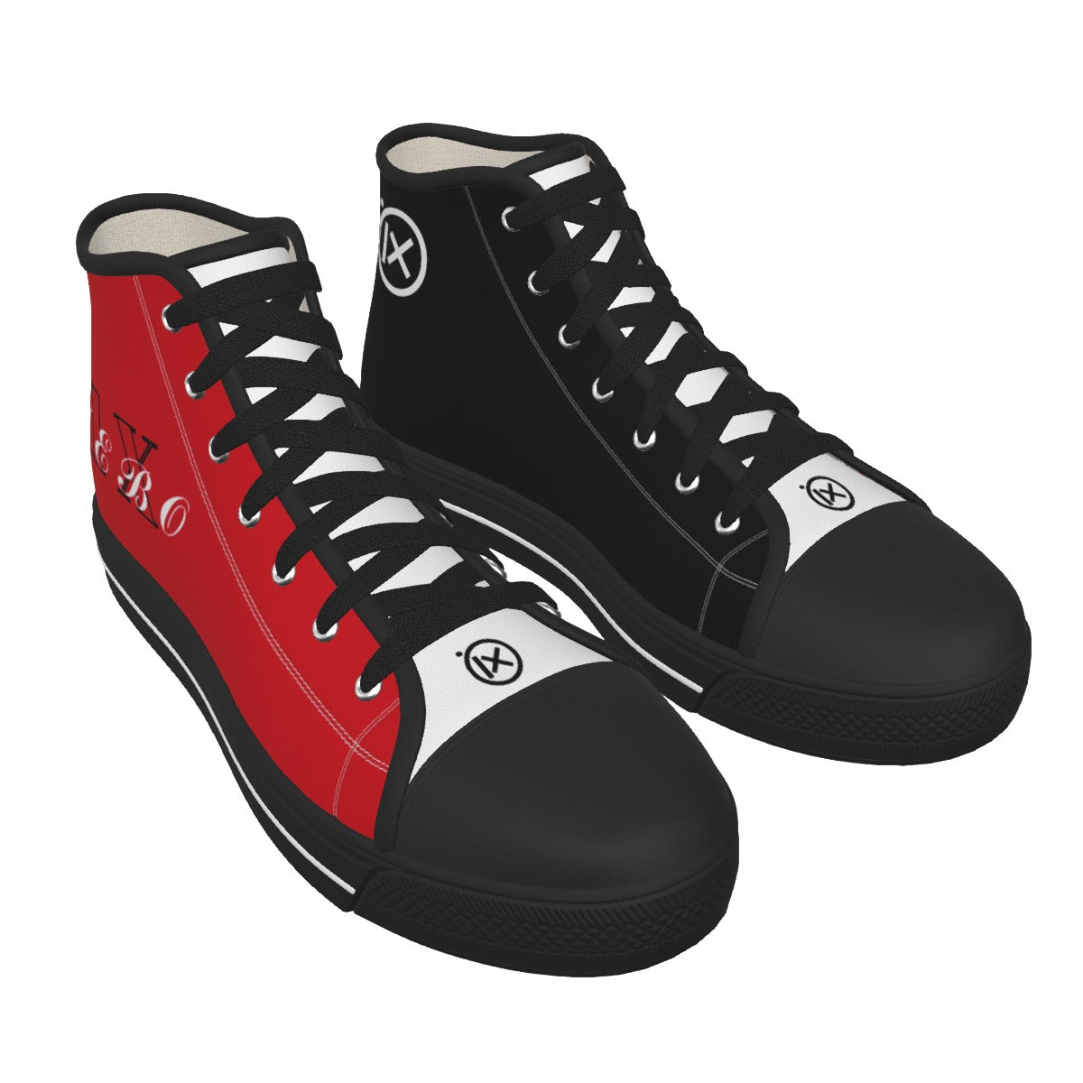 JEBO 1X Club Men's Black-Sole Canvas Shoes
