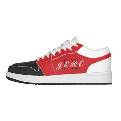 JEBO 1X Club Men's Low State Leather Stitching Shoes