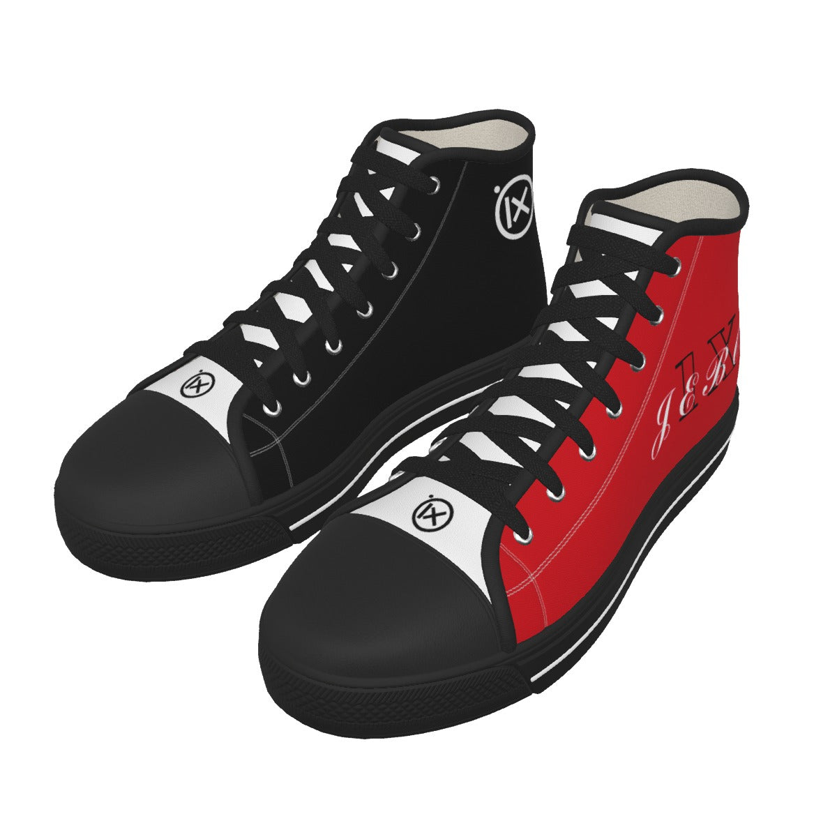 JEBO 1X Club Men's Black-Sole Canvas Shoes