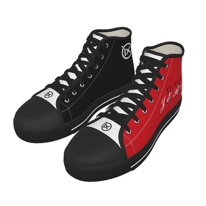 JEBO 1X Club Men's Black-Sole Canvas Shoes