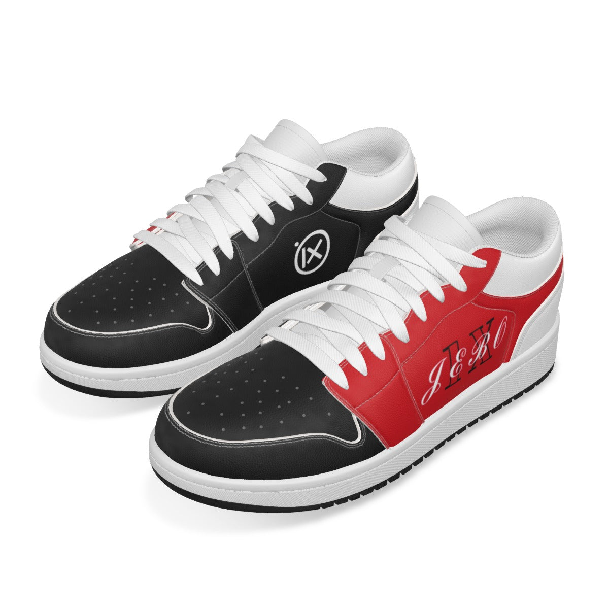 JEBO 1X Club Men's Low State Leather Stitching Shoes