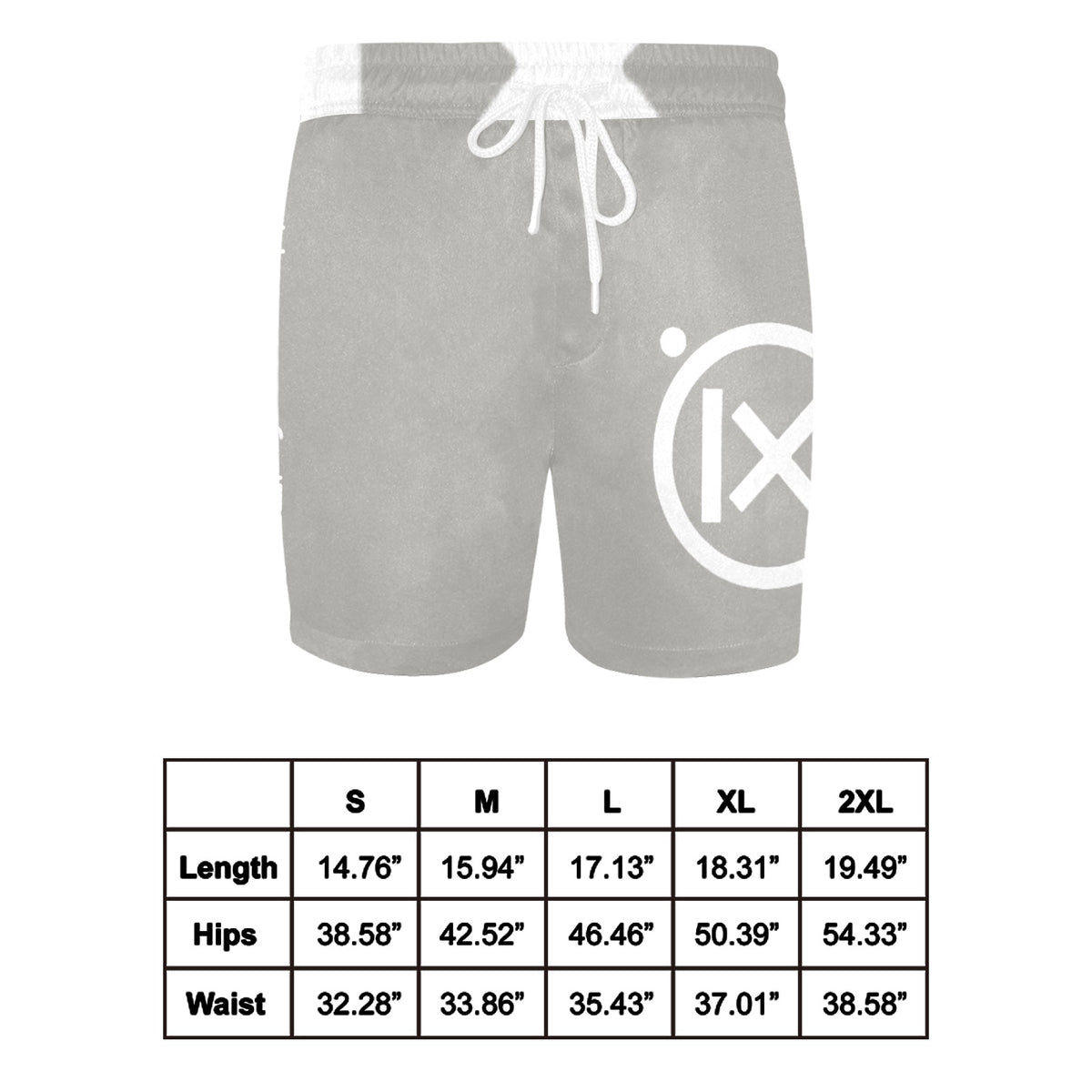 JEBO Resort Men's Mid-Length Swim Shorts