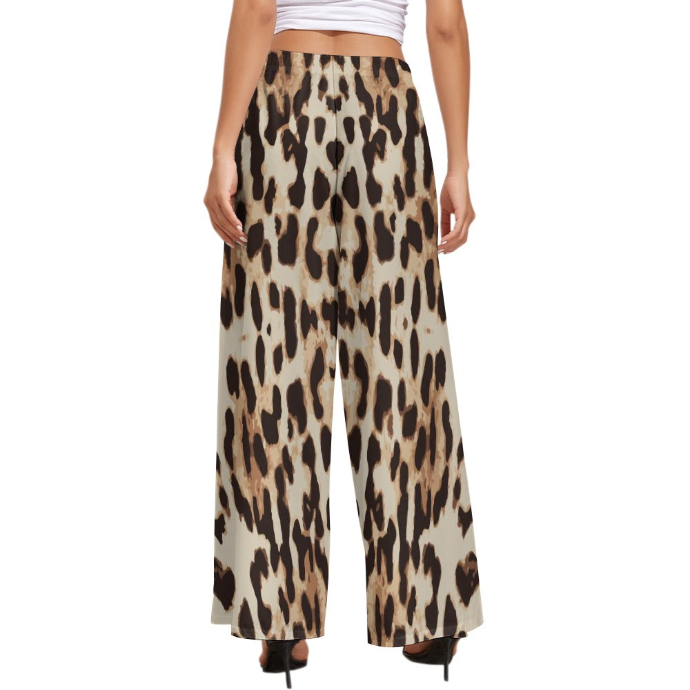 JEBO 1X Club Women's Pattern Wide-Leg Pants