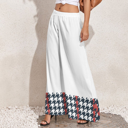 JEBO 1X Club Women's Pattern Wide-Leg Pants