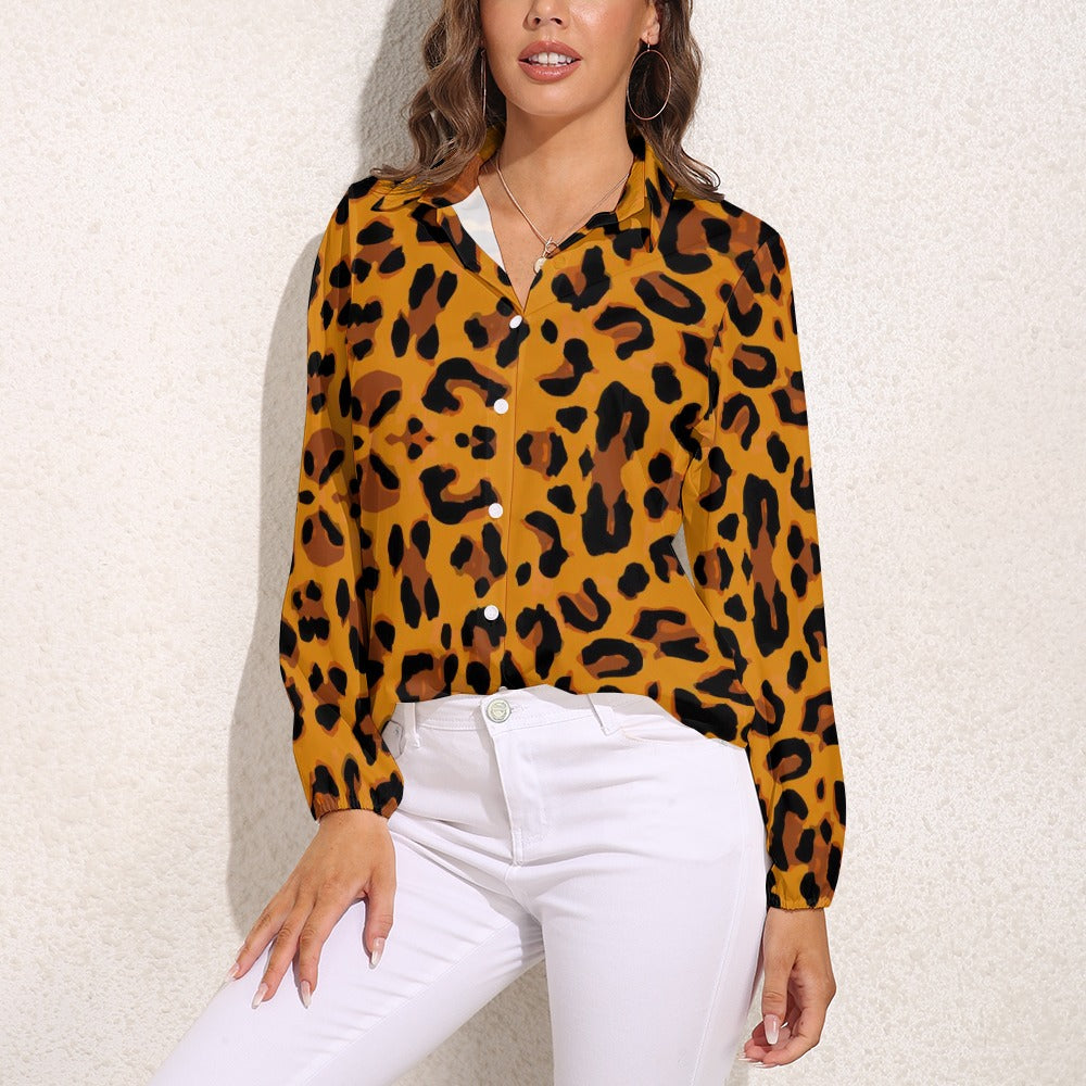JEBO 1X Club Women's Patterned Long-Sleeve Shirt