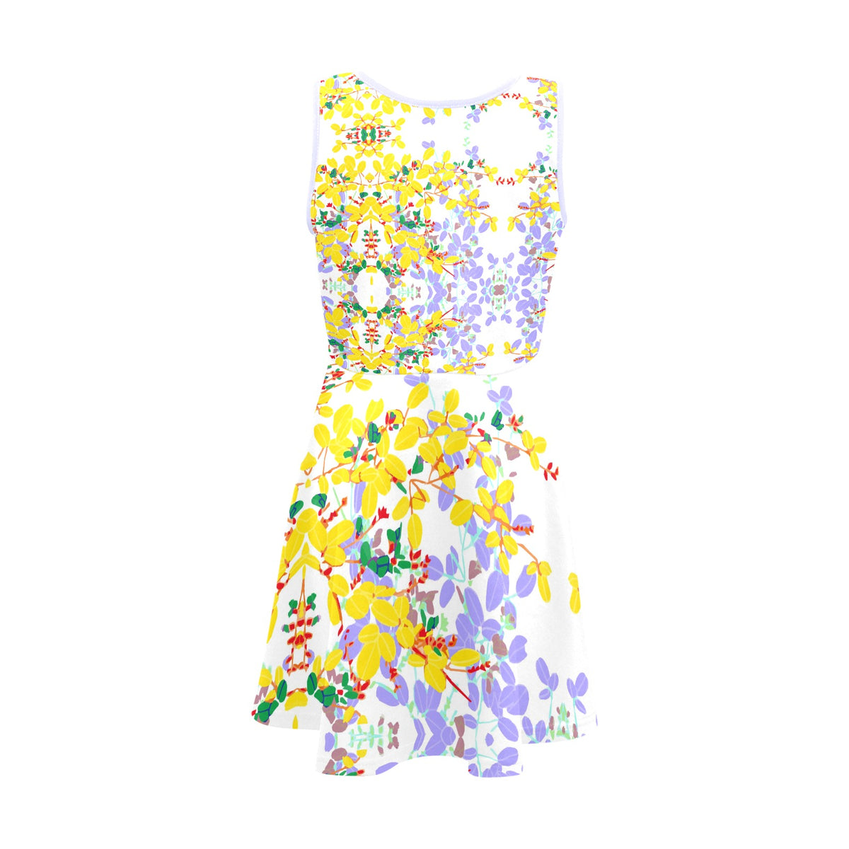 JEBO Kids Girls' Floral Heart Sundress