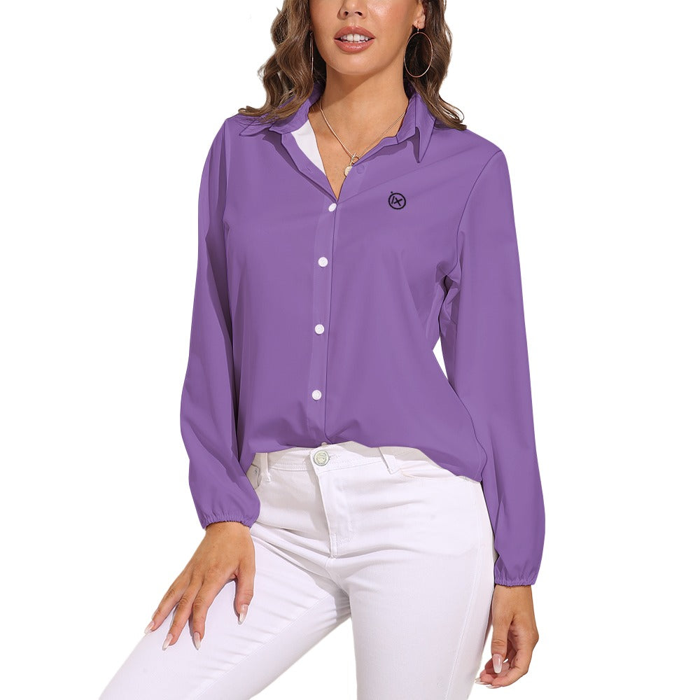 JEBO 1X Club Women's Solid Long-Sleeve Shirt