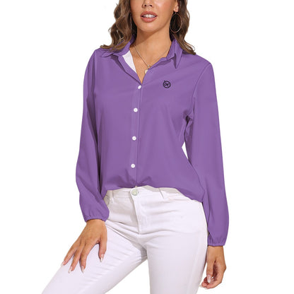 JEBO 1X Club Women's Solid Long-Sleeve Shirt
