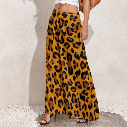 JEBO 1X Club Women's Pattern Wide-Leg Pants