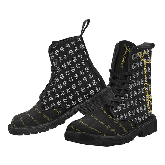Jevin Colbert Men’s Lace-Up Canvas Boots