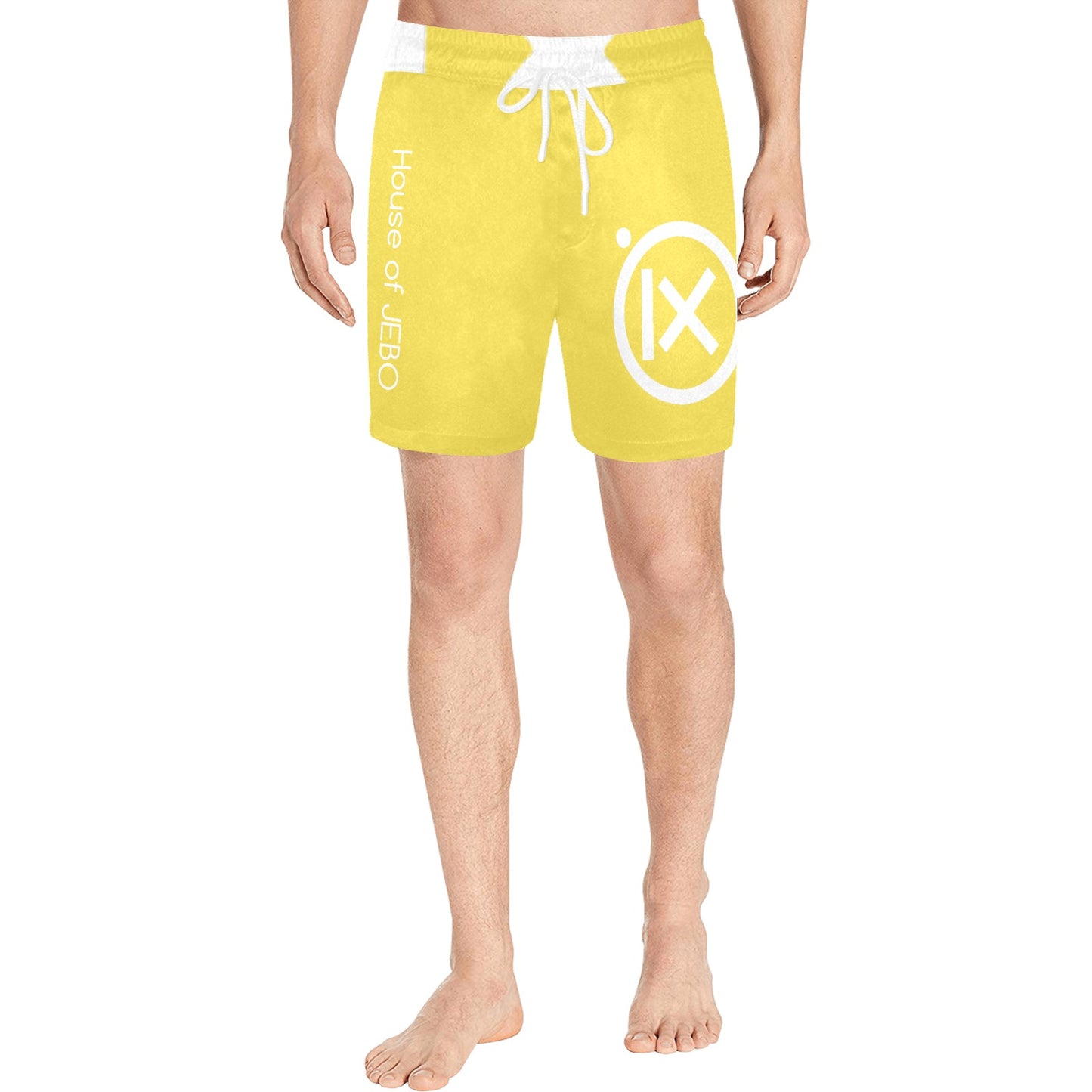 JEBO Resort Men's Mid-Length Swim Shorts