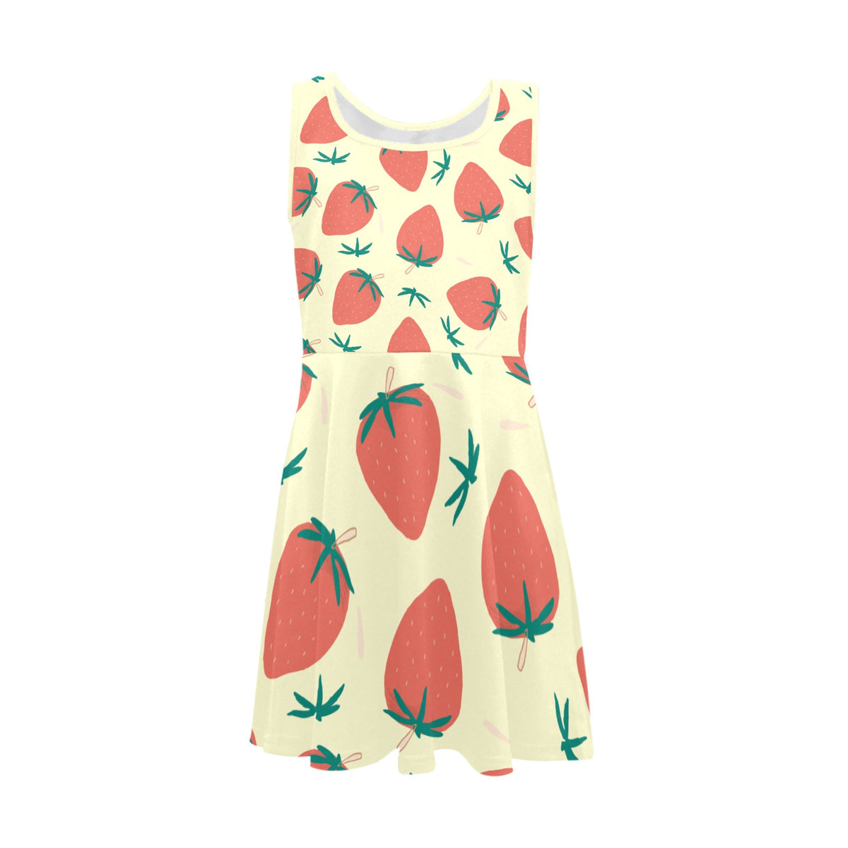 JEBO Kids Girls' Floral Heart Sundress