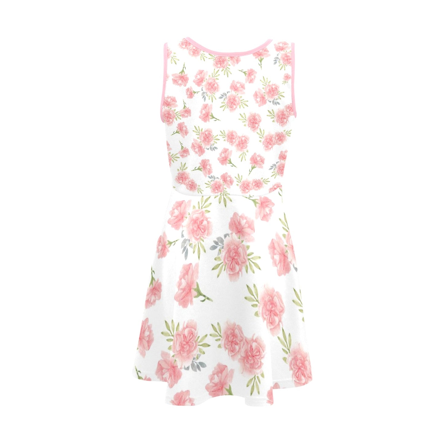 JEBO Kids Girls' Floral Heart Sundress