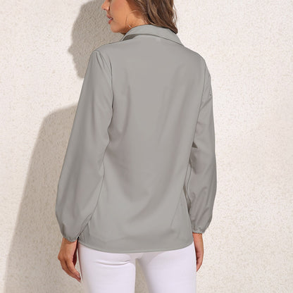 JEBO 1X Club Women's Solid Long-Sleeve Shirt