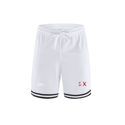 JEBO 1X Club Classic Stripe Trim Basketball Shorts