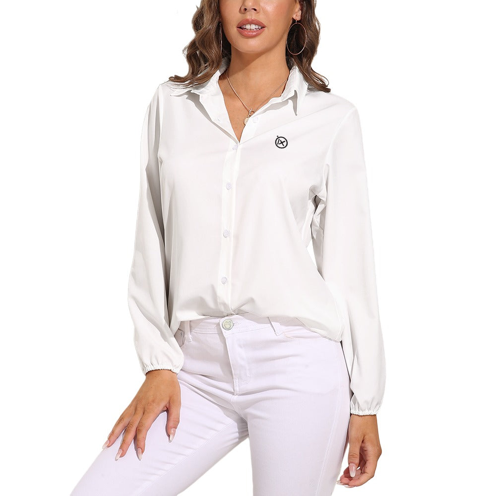 JEBO 1X Club Women's Solid Long-Sleeve Shirt