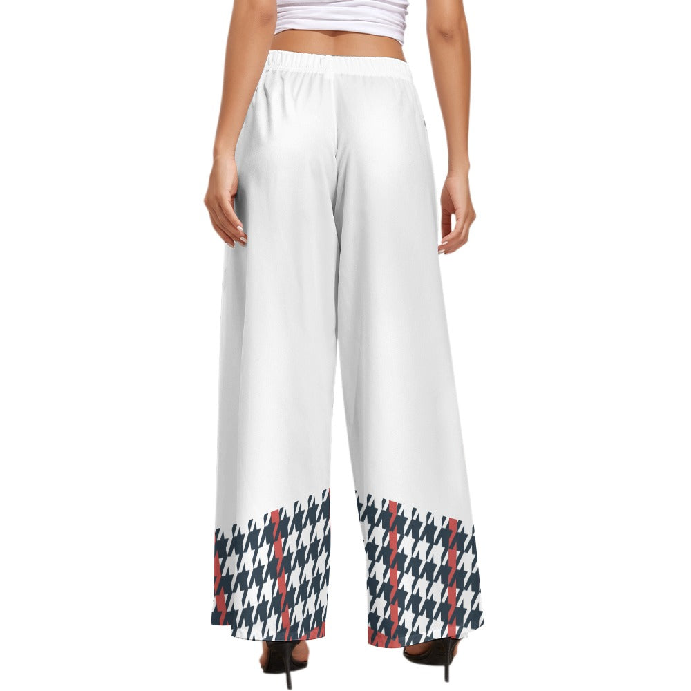 JEBO 1X Club Women's Pattern Wide-Leg Pants