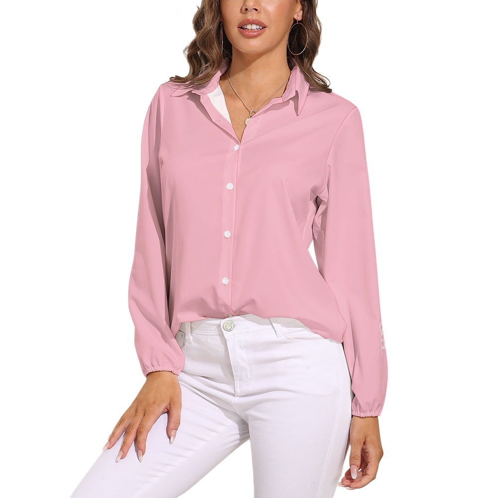 JEBO 1X Club Women's Solid Long-Sleeve Shirt