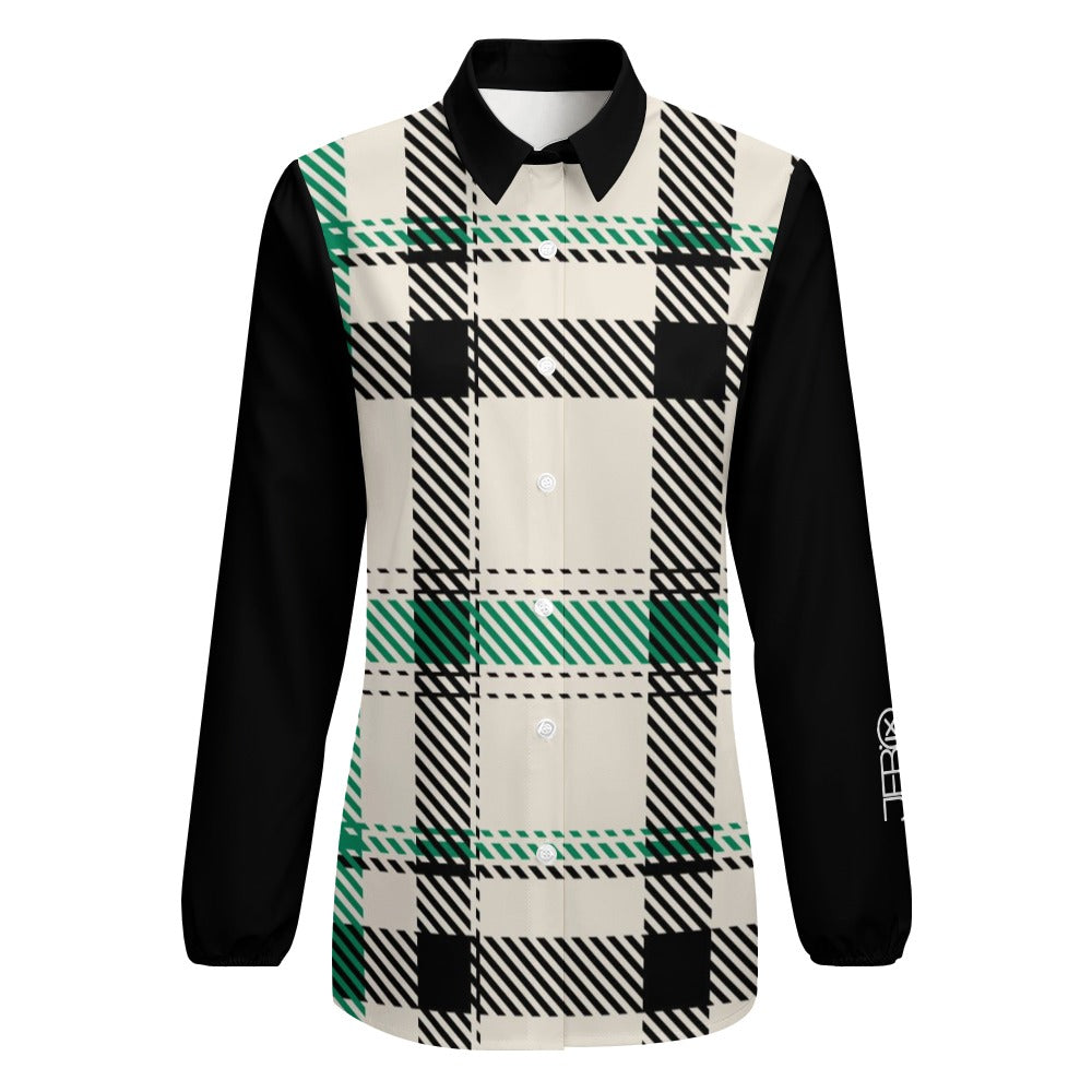 JEBO 1X Club Women's Patterned Long-Sleeve Shirt