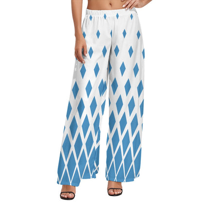JEBO 1X Club Women's Pattern Wide-Leg Pants