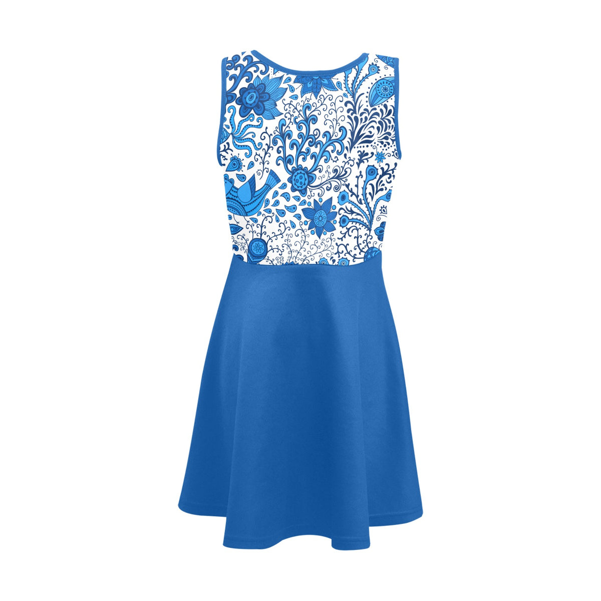 JEBO Kids Girls' Floral Heart Sundress