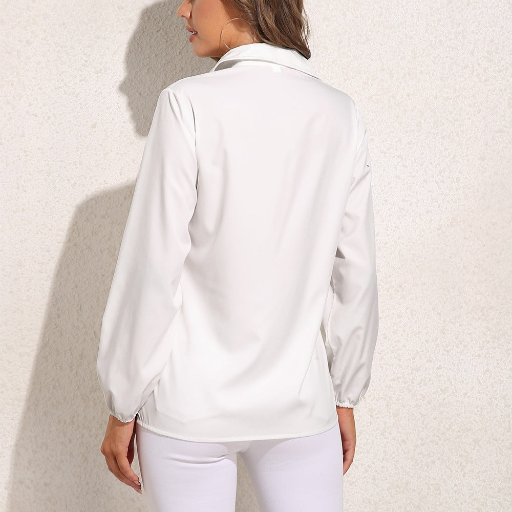 JEBO 1X Club Women's Solid Long-Sleeve Shirt