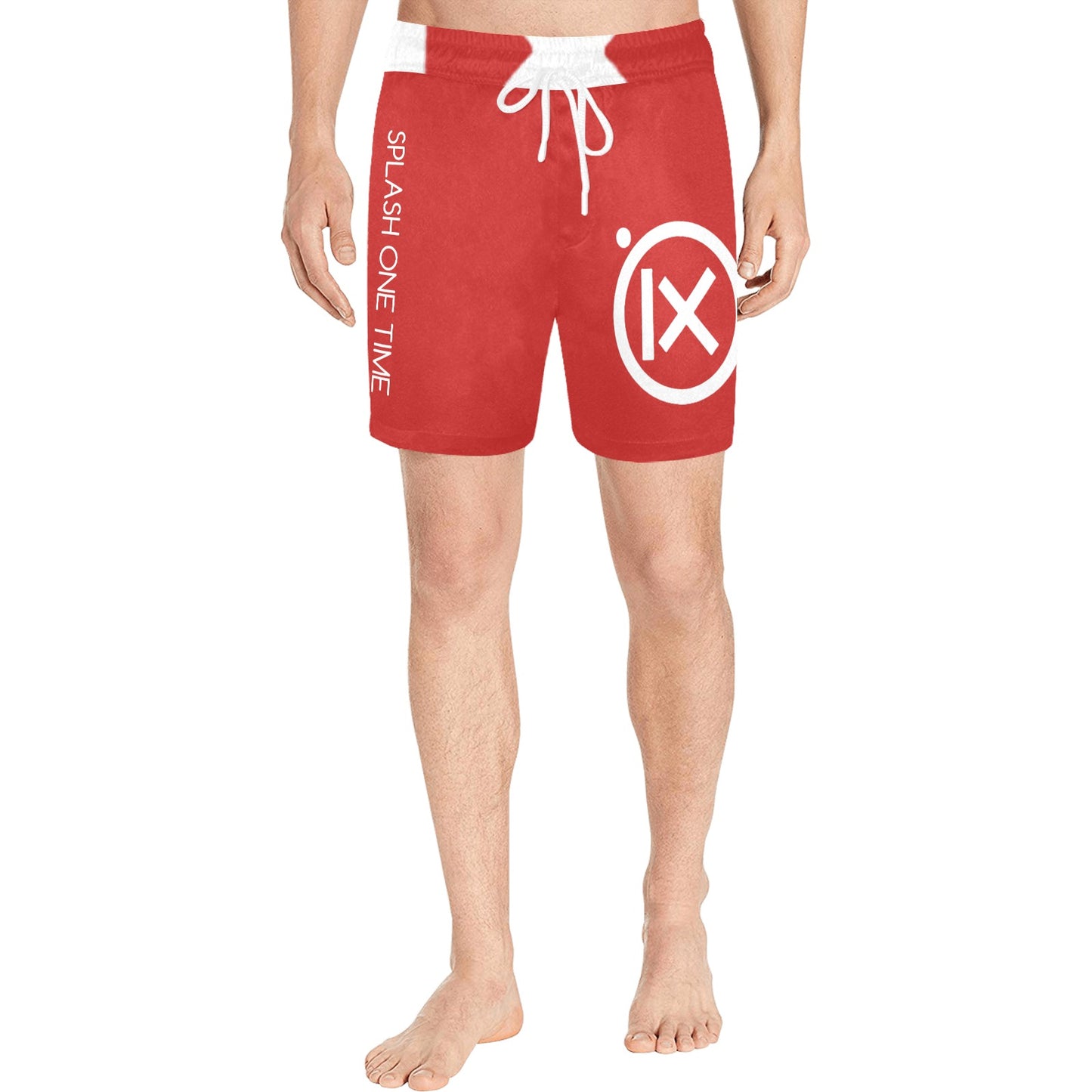 JEBO Resort Men's Mid-Length Swim Shorts