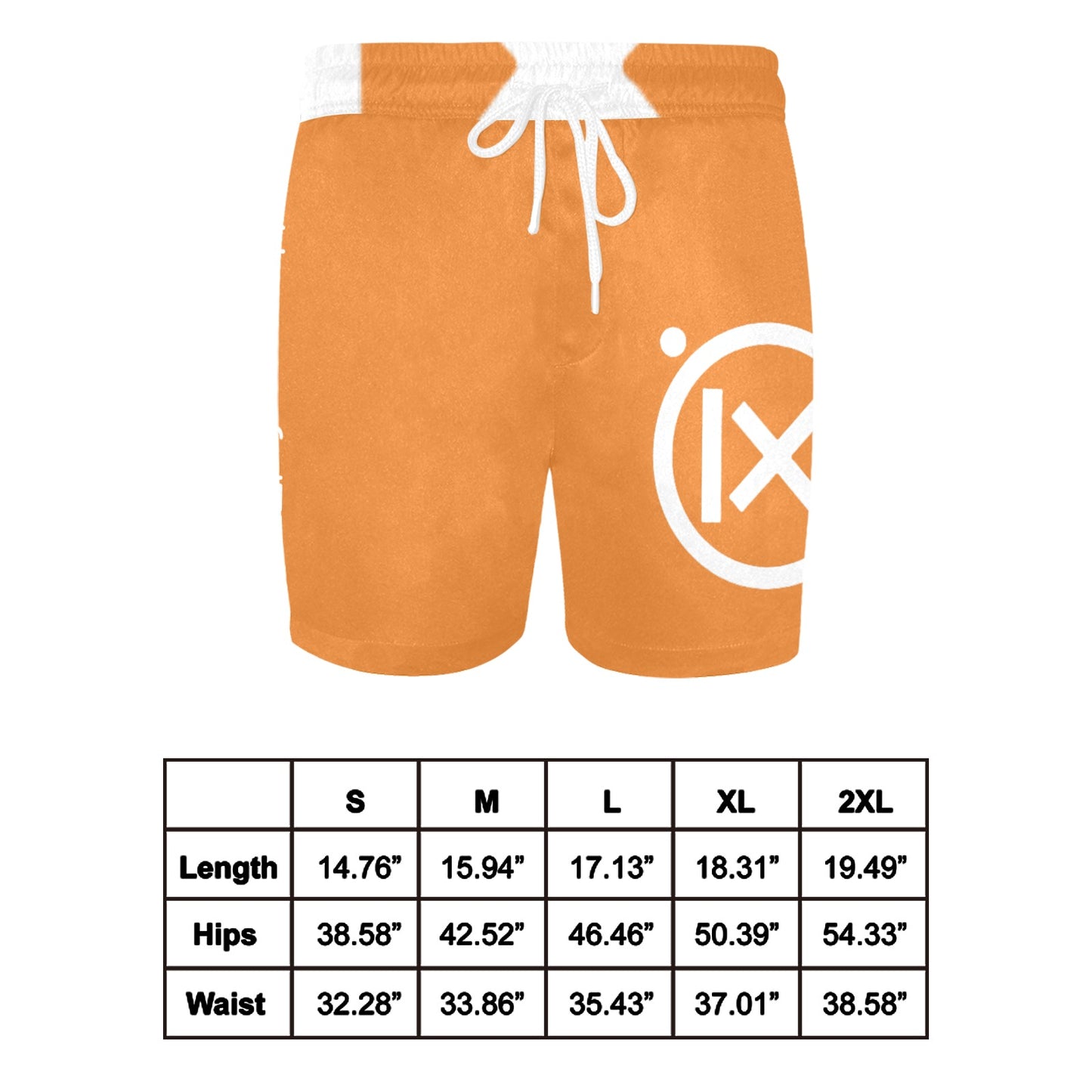 JEBO Resort Men's Mid-Length Swim Shorts