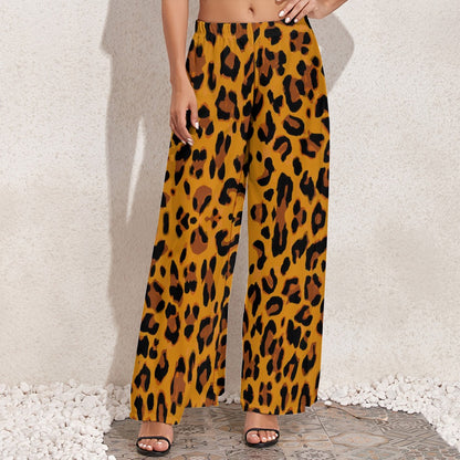 JEBO 1X Club Women's Pattern Wide-Leg Pants
