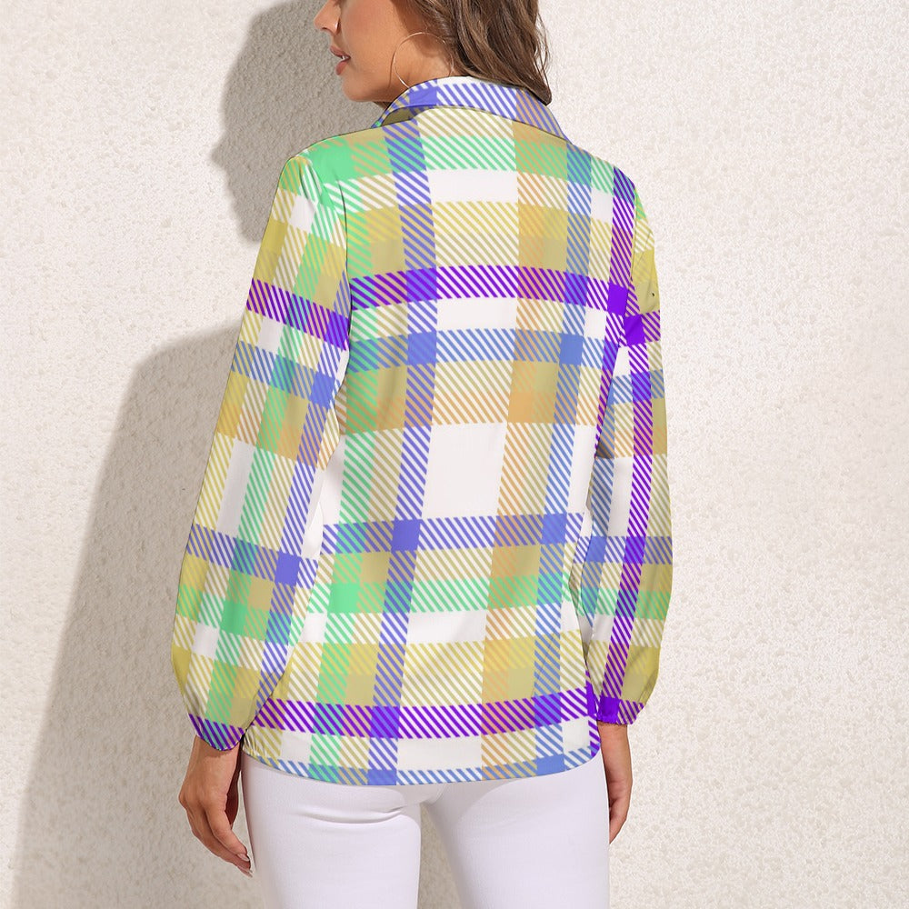JEBO 1X Club Women's Patterned Long-Sleeve Shirt