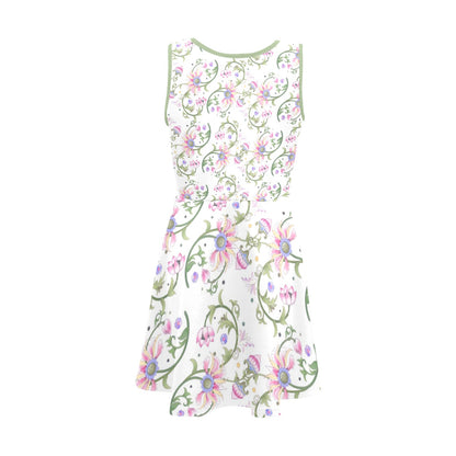 JEBO Kids Girls' Floral Heart Sundress
