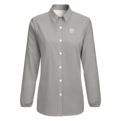 JEBO 1X Club Women's Solid Long-Sleeve Shirt