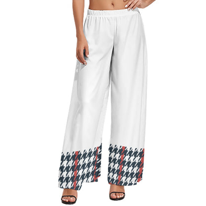 JEBO 1X Club Women's Pattern Wide-Leg Pants