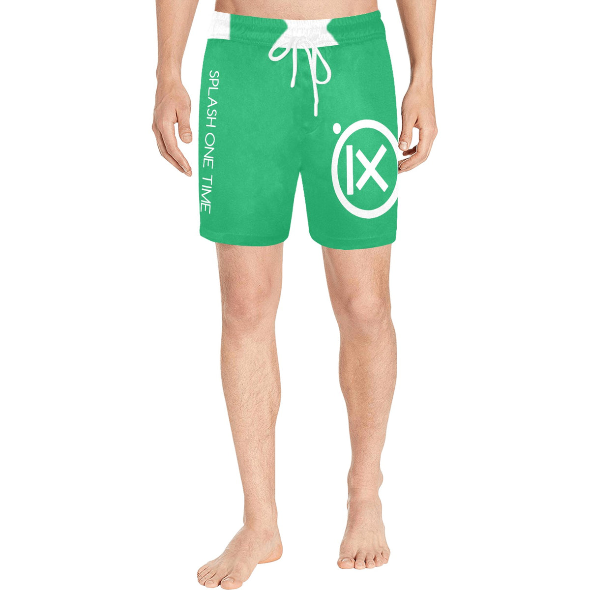 JEBO Resort Men's Mid-Length Swim Shorts