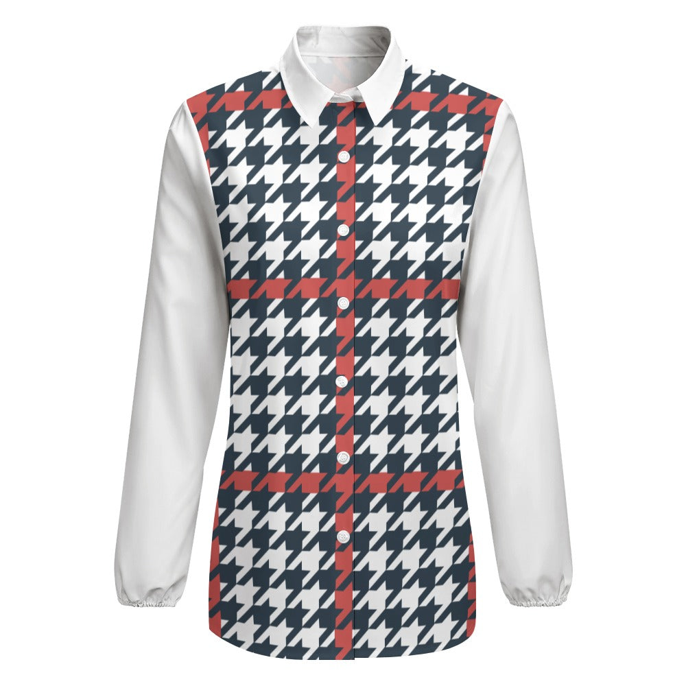 JEBO 1X Club Women's Patterned Long-Sleeve Shirt