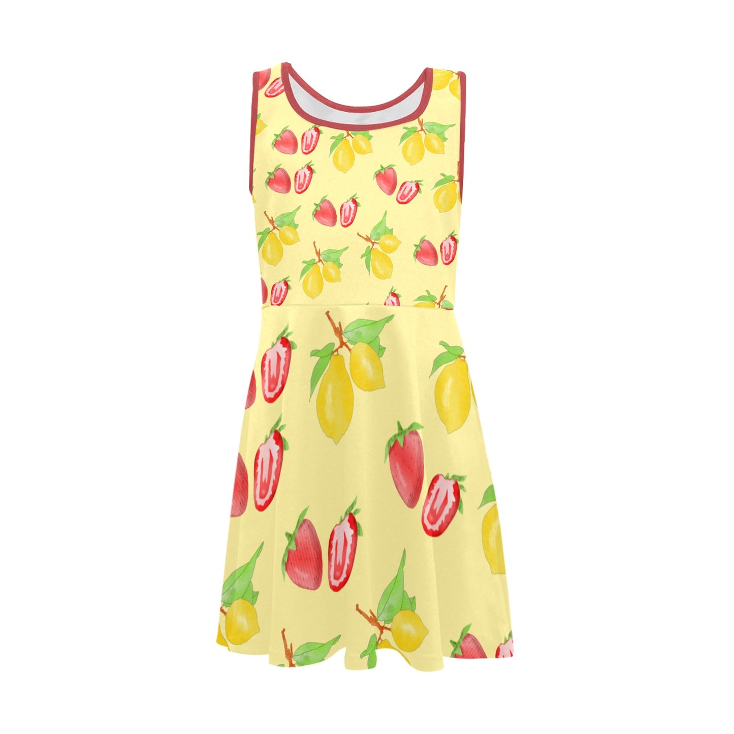 JEBO Kids Girls' Floral Heart Sundress