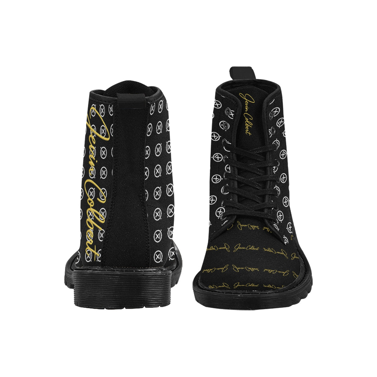 Jevin Colbert Men’s Lace-Up Canvas Boots